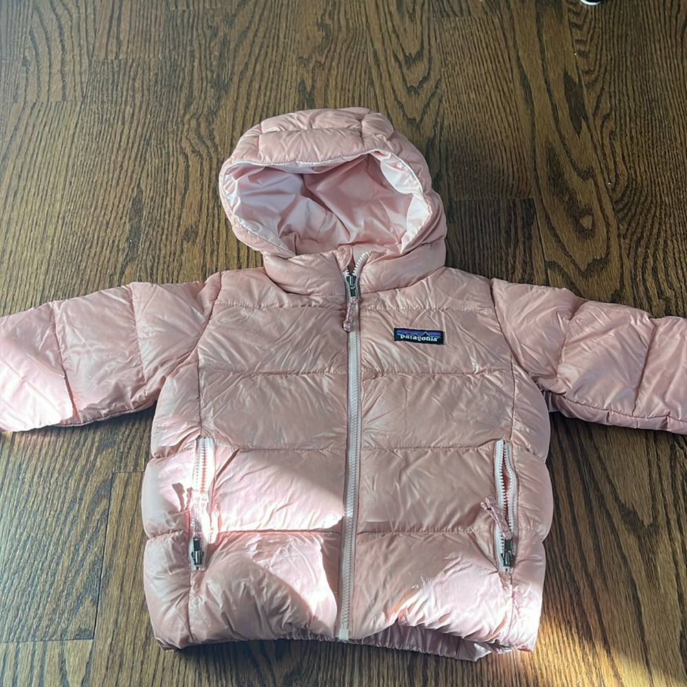 2T Patagonia Baby Hi-Loft Down Sweater Hoodie